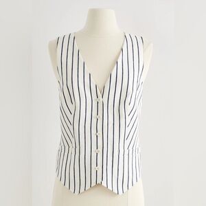 J. Peterman Optimistic Linen Vest